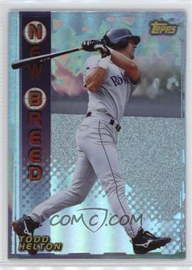 1999 Topps - New Breed #NB7 - Todd Helton [EX to NM]