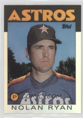 1999 Topps - Nolan Ryan Reprints - Refractor Finest #19 - Nolan Ryan (1986 Topps)