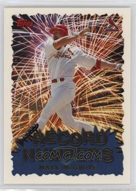 1999 Topps - Record Numbers - Gold #RN1 - Mark McGwire /70