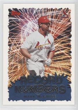 1999 Topps - Record Numbers #RN10 - Mark McGwire
