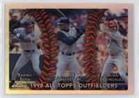 All-Topps - Sammy Sosa, Ken Griffey Jr., Juan Gonzalez