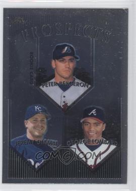 1999 Topps Chrome - [Base] #207 - Prospects - Peter Bergeron, Jeremy Giambi, George Lombard