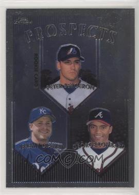 1999 Topps Chrome - [Base] #207 - Prospects - Peter Bergeron, Jeremy Giambi, George Lombard