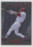 HR Record - Mark McGwire (McGwire Hits Number 42) [EX to NM]