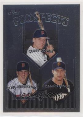 1999 Topps Chrome - [Base] #435 - Prospects - Corey Koskie, Doug Mientkiewicz, Damon Minor