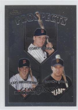 1999 Topps Chrome - [Base] #435 - Prospects - Corey Koskie, Doug Mientkiewicz, Damon Minor