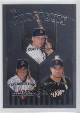 1999 Topps Chrome - [Base] #435 - Prospects - Corey Koskie, Doug Mientkiewicz, Damon Minor