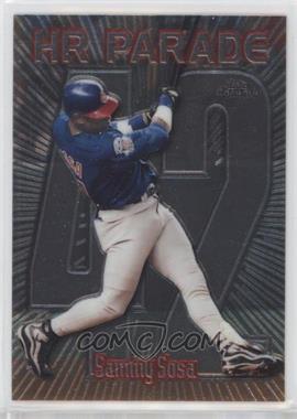 1999 Topps Chrome - [Base] #461.42 - HR Parade - Sammy Sosa (Sosa Hits Number 42)