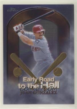 1999 Topps Chrome - Early Road to the Hall #ER4 - Juan Gonzalez