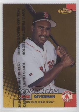 1999 Topps Finest - [Base] - Gold Refractor #207 - Jose Offerman /100