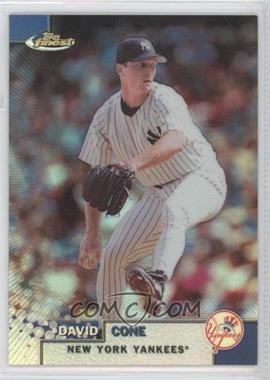 1999 Topps Finest - [Base] - Refractor #236 - David Cone