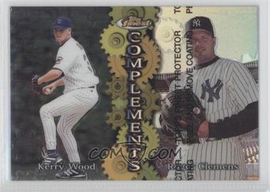 1999 Topps Finest - Complements - Refractor Right #C3 - Kerry Wood, Roger Clemens