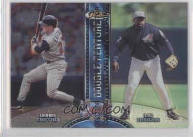 1999 Topps Finest - Double Feature - Refractor Right #DF3 - Darin Erstad, Mo Vaughn