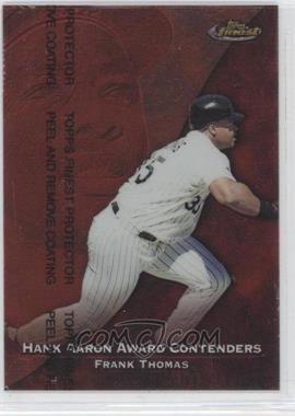 1999 Topps Finest - Hank Aaron Award Contenders #HA5 - Frank Thomas