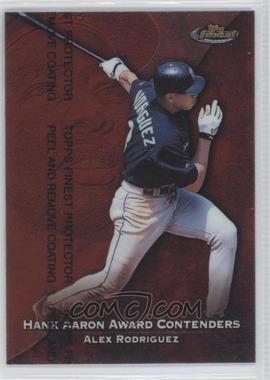 1999 Topps Finest - Hank Aaron Award Contenders #HA7 - Alex Rodriguez