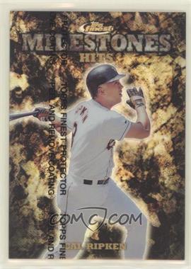 1999 Topps Finest - Milestone #M2 - Cal Ripken Jr. /3000