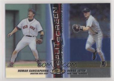 1999 Topps Finest - Split Screen - Refractor Left #SS3 - Nomar Garciaparra, Derek Jeter [EX to NM]