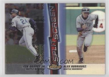 1999 Topps Finest Split Screen Refractor Right Ss2 Alex