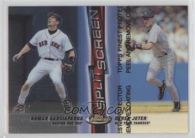 1999 Topps Finest - Split Screen - Refractor Right #SS3 - Nomar Garciaparra, Derek Jeter