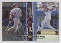 Ivan Rodriguez, Mike Piazza [EX to NM]
