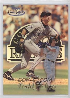 1999 Topps Gold Label - [Base] - Class 1 Black #15 - Todd Helton