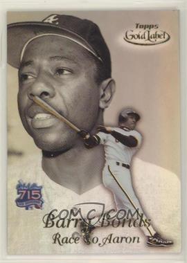 1999 Topps Gold Label - Race to Aaron #RA10 - Barry Bonds, Hank Aaron