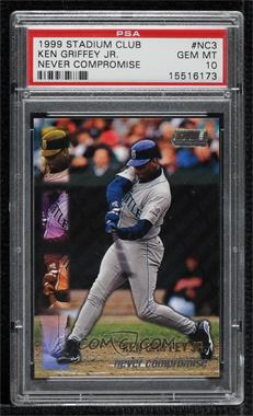 1999 Topps Stadium Club - Never Compromise #NC3 - Ken Griffey Jr. [PSA 10 GEM MT]