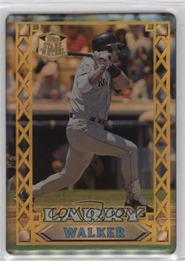 1999 Topps Stars 'n Steel - [Base] - Gold Holographic #30 - Larry Walker