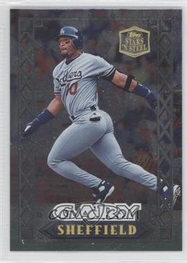 1999 Topps Stars 'n Steel - [Base] #36 - Gary Sheffield