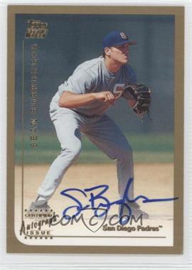 1999 Topps Traded - [Base] - Autographs #T40 - Sean Burroughs