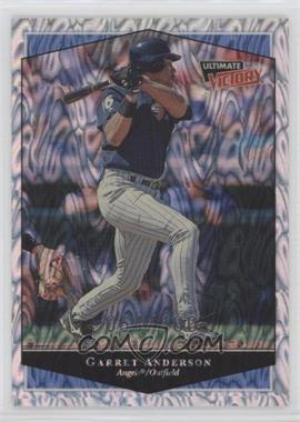 1999 Ultimate Victory - [Base] - Ultimate Collection #4 - Garret Anderson /100