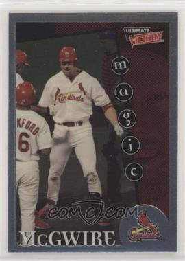 1999 Ultimate Victory - [Base] #158 - Mark McGwire