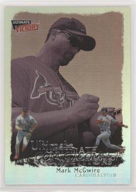 1999 Ultimate Victory - Ultimate Competitors #U5 - Mark McGwire