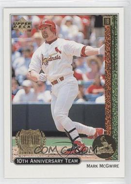 1999 Upper Deck - 10th Anniversary Team #X2 - Mark McGwire