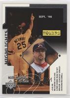 Season Highlight Checklist - Mark McGwire