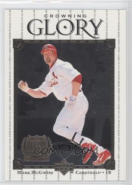 1999 Upper Deck - Crowning Glory #CG2 - Barry Bonds, Mark McGwire