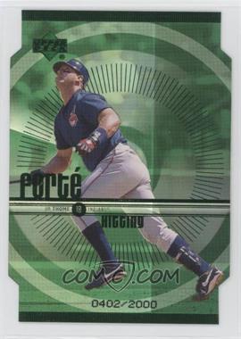 1999 Upper Deck - Forte - Double #F13 - Jim Thome /2000 [EX to NM]