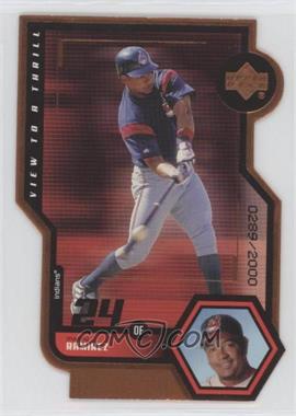 1999 Upper Deck - View to Thrill - Double Bronze Die-Cut #V11 - Manny Ramirez /2000