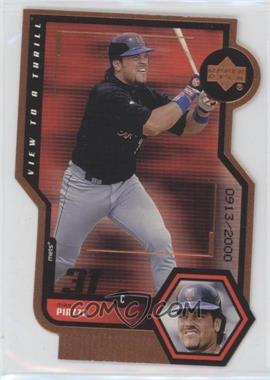 1999 Upper Deck - View to Thrill - Double Bronze Die-Cut #V17 - Mike Piazza /2000