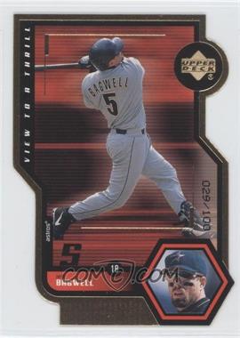 1999 Upper Deck - View to Thrill - Triple Gold Die-Cut #v14 - Jeff Bagwell /100