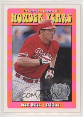 1999 Upper Deck - Wonder Years - Double #WY29 - Scott Rolen /2000