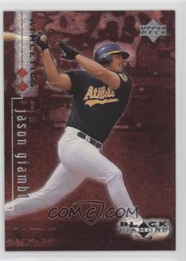 1999 Upper Deck Black Diamond - [Base] - Double Diamond #62 - Jason Giambi /3000