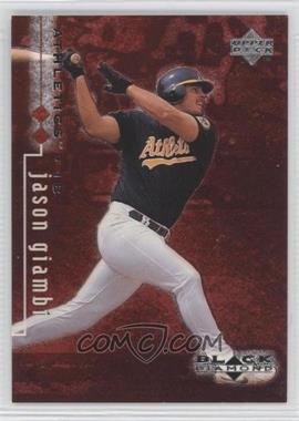 1999 Upper Deck Black Diamond - [Base] - Double Diamond #62 - Jason Giambi /3000