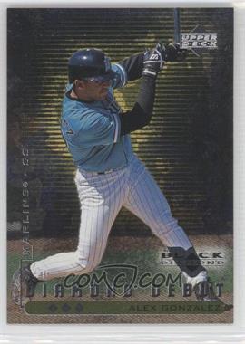 1999 Upper Deck Black Diamond - [Base] - Triple Diamond #116 - Alex Gonzalez /1000