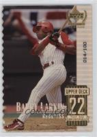 Barry Larkin [Good to VG‑EX] #/100