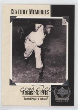 1999 Upper Deck Century Legends - [Base] #121 - Satchel Paige