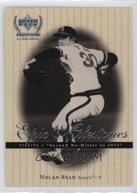 1999 Upper Deck Century Legends - Epic Milestones #EM3 - Nolan Ryan