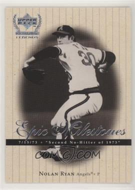 1999 Upper Deck Century Legends - Epic Milestones #EM3 - Nolan Ryan