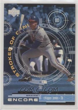 1999 Upper Deck Encore - [Base] #179 - Strokes of Genius - Chipper Jones