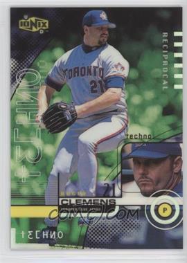1999 Upper Deck Ionix - [Base] - Reciprocal Missing Serial Number #R89 - Roger Clemens